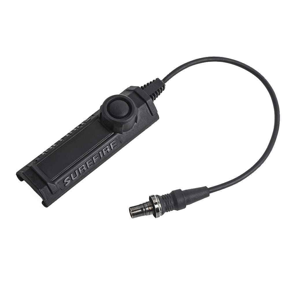 WADSN SureFire Tactical Light 20mm Rail Dual Button Switch Flashlight for M300/M600 Airsoft Lights (Black) NE07010