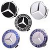 C200 E300 2026 Chaud 4PCS Pour Mercedes benz Cache-moyeu de roue de voiture Cache-moyeu Badge Pour Classe W204 W203 W205 W124 W221 C E S GLE CLC