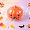 Release Hand Halloween Pumpkin Squishy Toy Sensory Slow Rebound Fidget Toy  For Adult