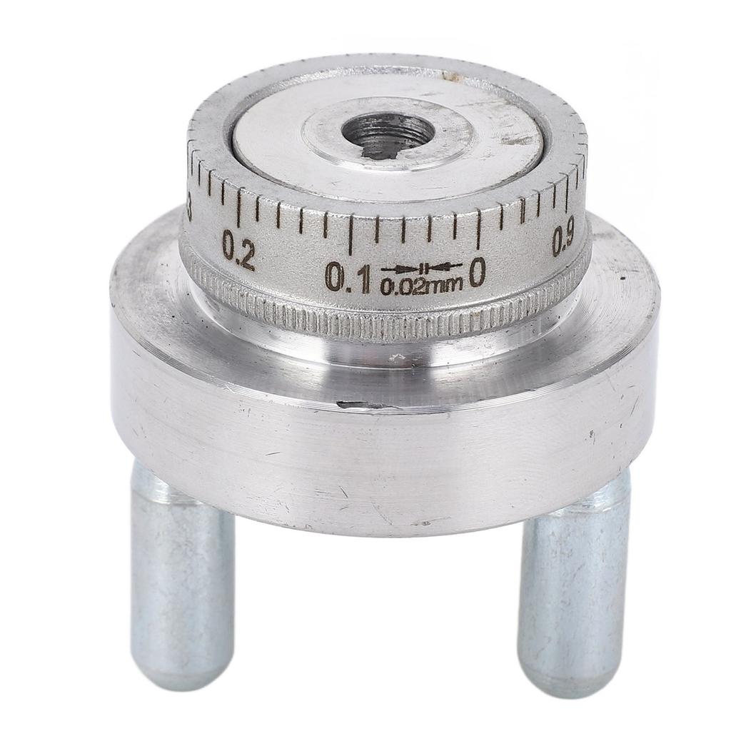 Hand Wheel 50mm Mini Lathe Hand Wheel Mini Lathe Hand Wheel with Handle Crank Aluminum Alloy 50mm 2in 0‑1mm Scale  Size