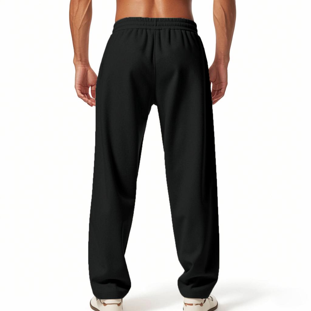Sports Fitness Solid Color Trousers Loose Running Casual Large Size Sweatpants