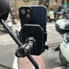 Universal Metal Motorcycle Handlebar & Rearview Mirror Phone Holder