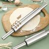 3 Pcs Stainless Steel Rolling Pin with Handles Nonstick Roll Pin Smooth Dough Roller Ergonomic Baking Rolling Pin for Pie Crust