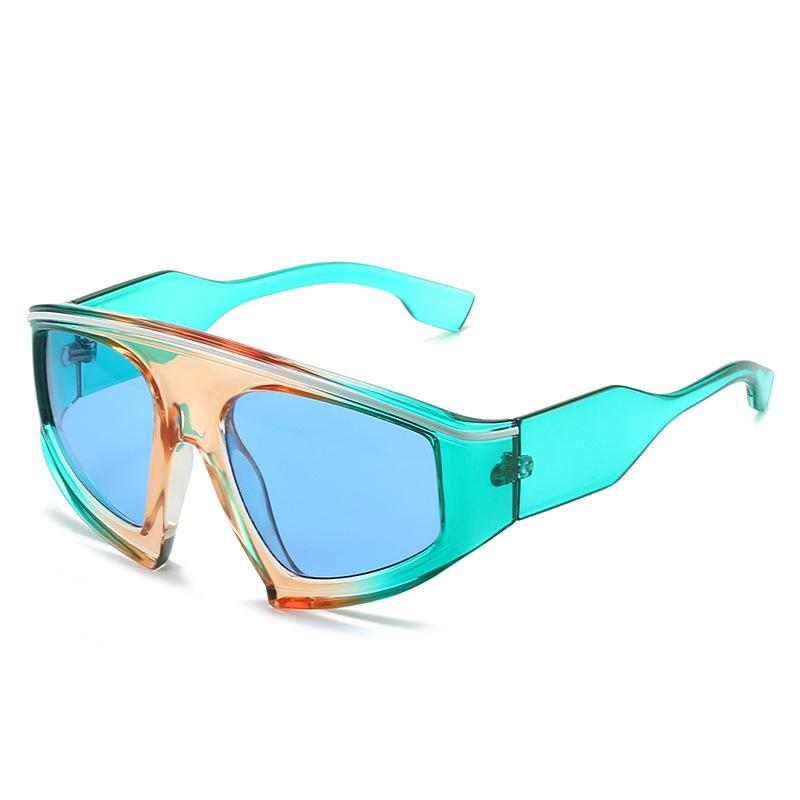 New European and American men's large-frame sports cycling glasses personalized driving sunglasses