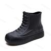 Fashion New Women's Rain Boots Rubber Shoes Non-Slip Waterproof Shoes Outdoor Wear-Resistant Kitchen Work Waterproof Fashion Boots