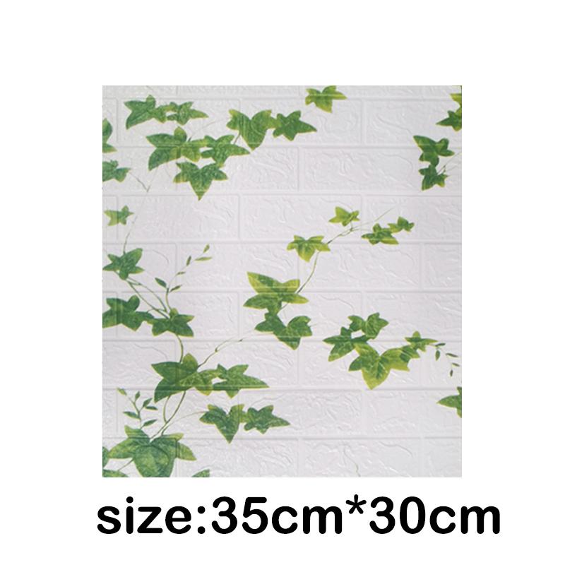 5-30pcs Self-adhesive 35cm*30cm Wallpaper Peel and Stick Wallpaper Decoration for Bedroom Brick Pattern Pvc DIY