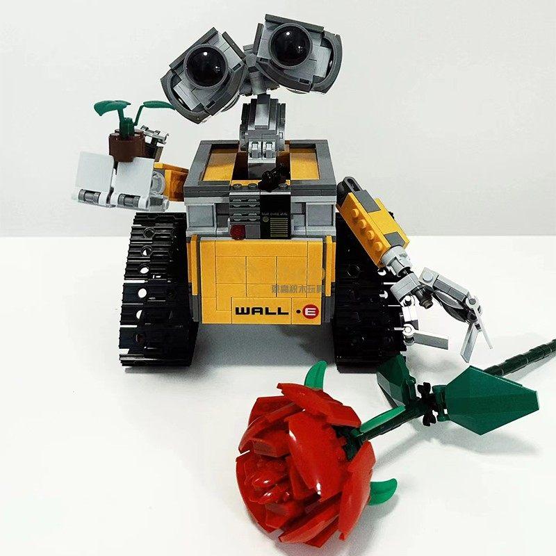 687 Pieces Of Creative Wall E Robot Moc Building Blocks+21303+Diy Model Home Decoration Gift Toys+Suitable For Child