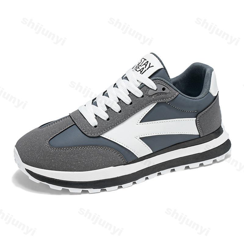 Fashion Spring Men's Shoes 2025 New Fashion Trend Versatile Thick Sole Casual Shoes Anti Slip Wear-resistant Comfortable Chunky sneakers