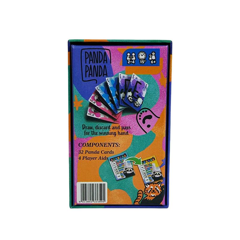 PANDA PANDA Board Game A Fun Card Game for Adults and Families 15 Minutes Playtime 2 To 4 Players Compact Small Box Design