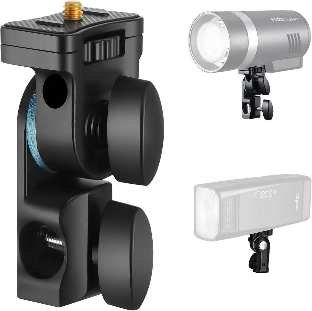 GODOX Flash Bracket Light Stand Holder for Video Photography Umbrella and Studio Invoice Issue Available AD-E2 Flash, Light, Light,