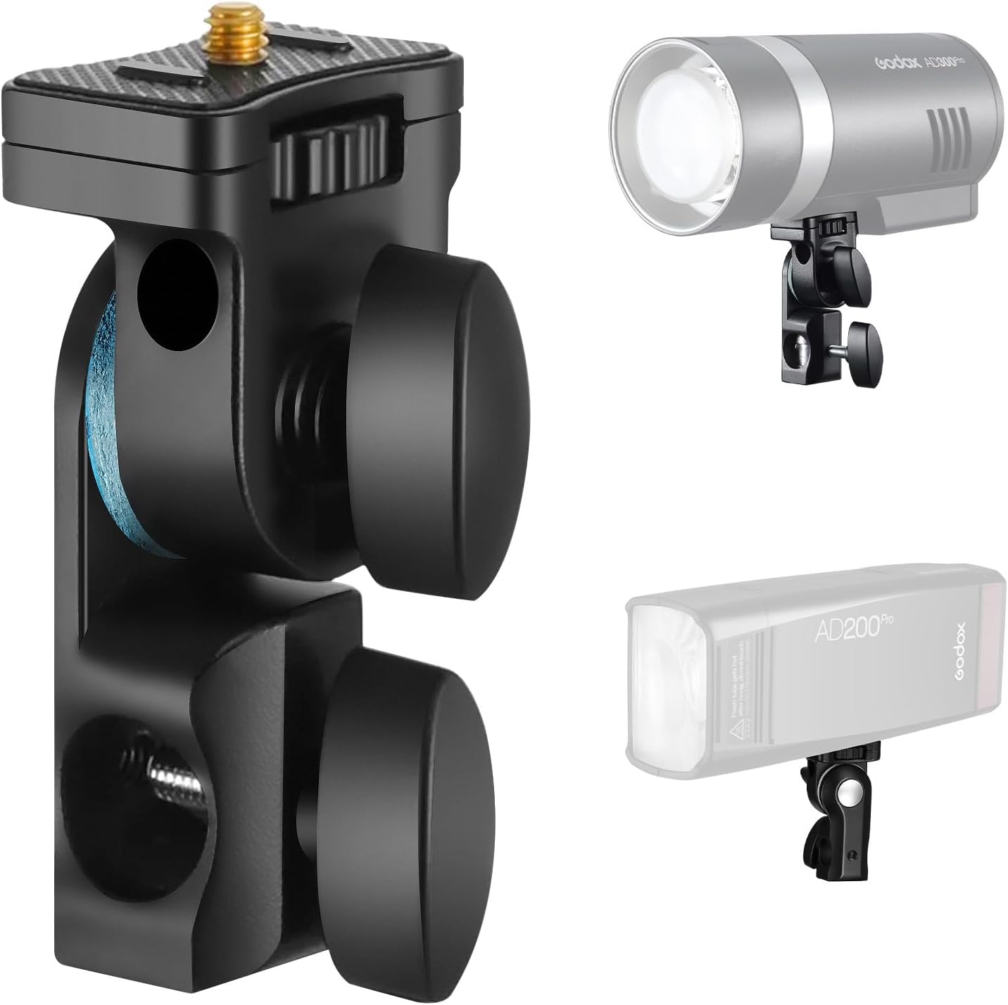 

GODOX Кронштейн для вспышки Стойка держатель для видеосъемки Зонт и Студия Выставление счета-фактуры Доступно AD-E2 Вспышка, Свет, Свет, чёрный