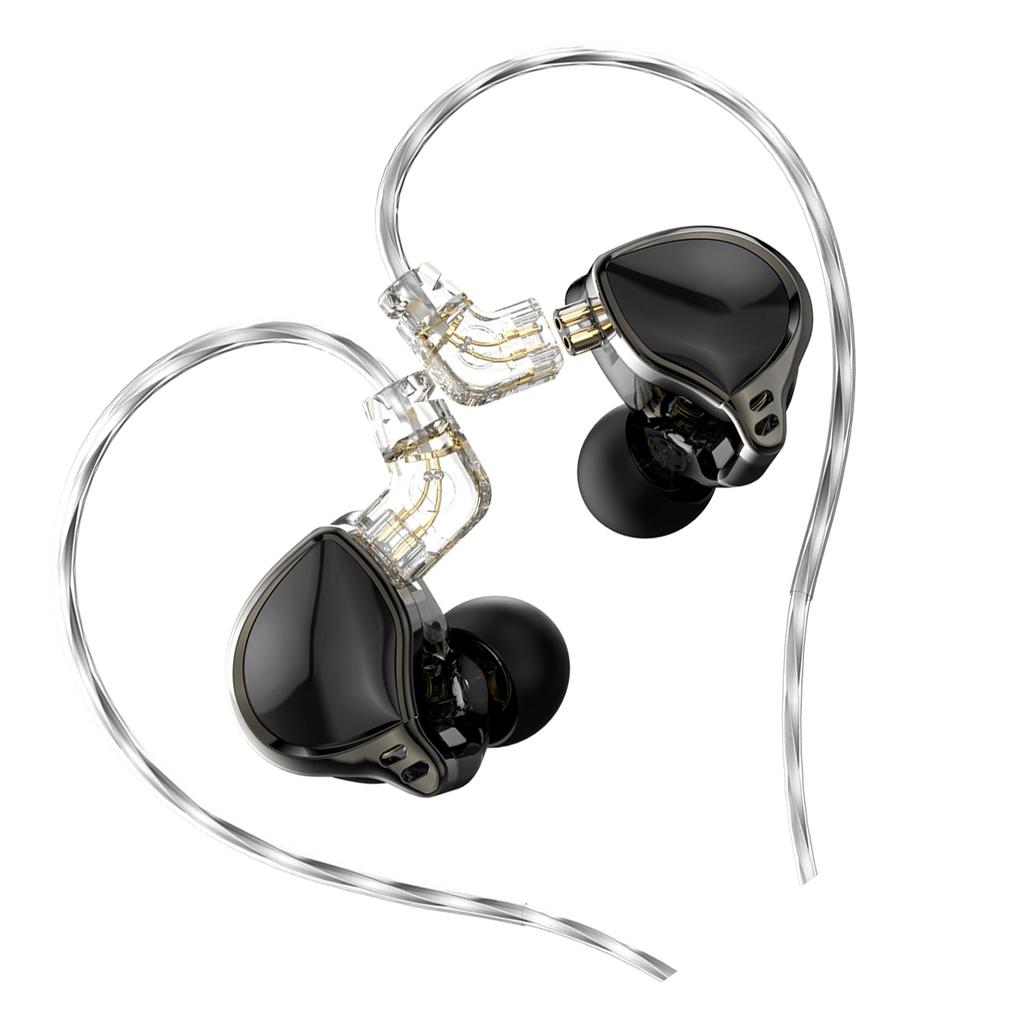 In-ear Wired Earphones Monitor Headphones HIFI Professional   Beryllium-coated Dynamic Unit Headphones Line Control Bass Music Can be Wireless