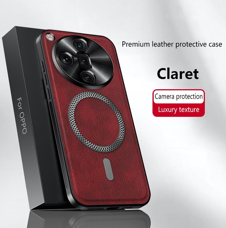 For OPPO Find X7 X7 Ultra X6 X6 Pro  leather full-cover magnetic waterproof shockproof fingerprint phone case