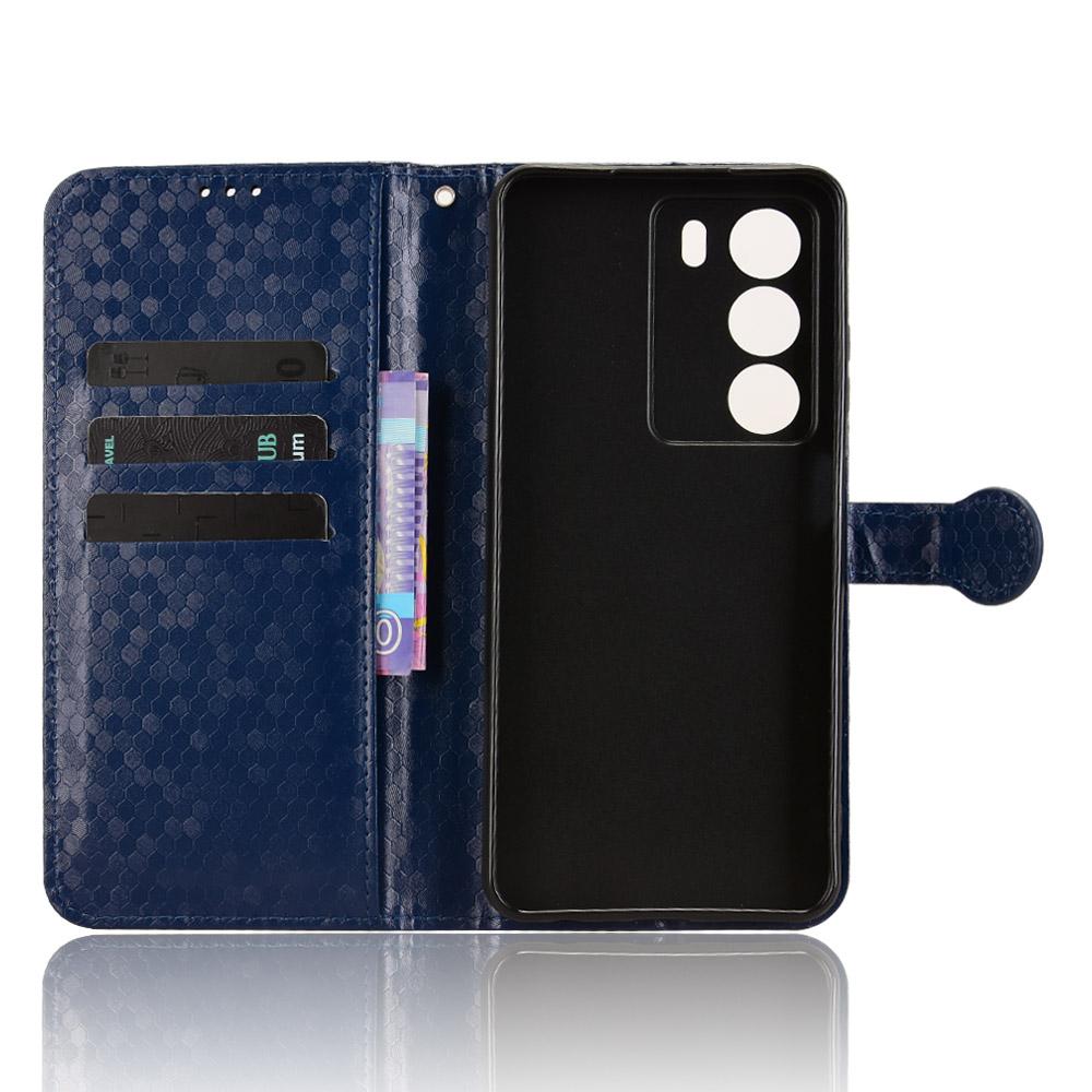Pouzdro s peněženkou pro Realme 14x 5G/V70s 5G/V70 5G Vzor teček Ražba PU kůže Kryt na telefon