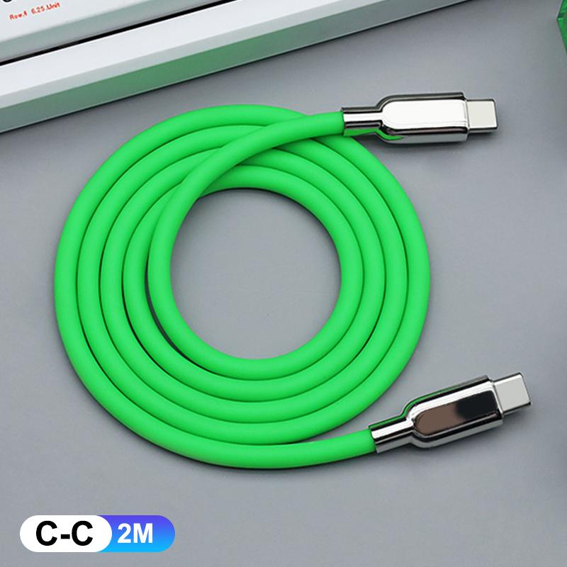 240W Pd3.1 Liquid Silicone Usb C Type-C Fast Charging Cable 15 16 17 S23 S24 S25