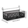 Bed Shelf Mesh Basket As Space Saving Storage Solution Made of Iron with Breathable Design