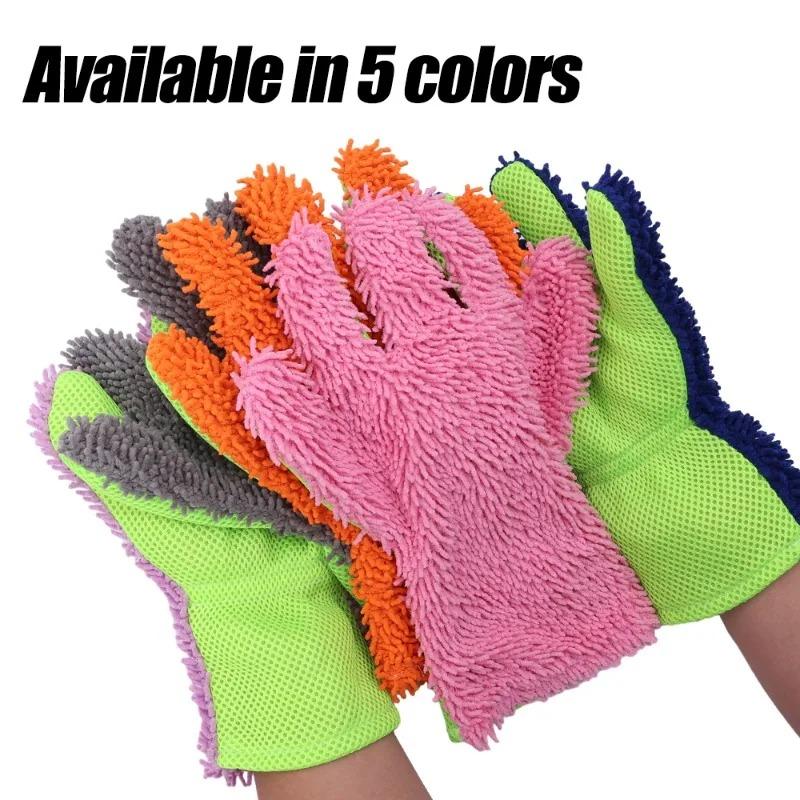 Car Wash Gloves Auto Care Glove Car Towel Accesories Washable Cleaning Mitt Glove Equipment Detailing Cloths Auto Accessories