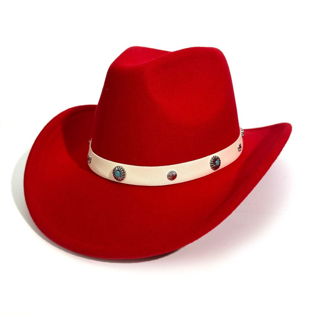 Popular Western Cowboy Hat European And American Style Men'S And Women'S Party Party Top Hat Spring And Autumn Sunshade Sunscreen Jazz Hat