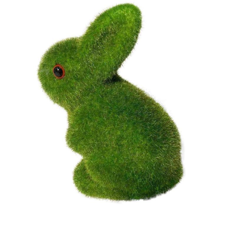 

Resin Easter Bunny Figurine For Home Decoration зелёный