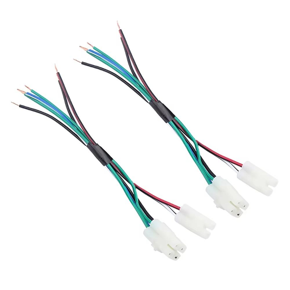 1/2/4Pcs CG-125 Round Head Motorcycle Ignition Coil Plug CDI Electric Cable Wire Harness Plug Head 4 Pins