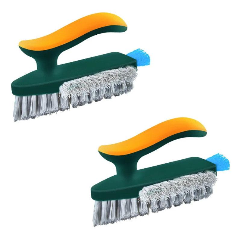 Household Cleaning Brush Kitchen Gadgets Tiles Window Trough 4 in 1 V-shaped Brush for Kitchen Home Supplies Tools Bathroom