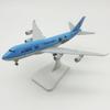 Korean Air 747 Model Airplane Large Diecast Airplane Model Kits with Stand Display Collectible for Aviation Enthusiast Gift