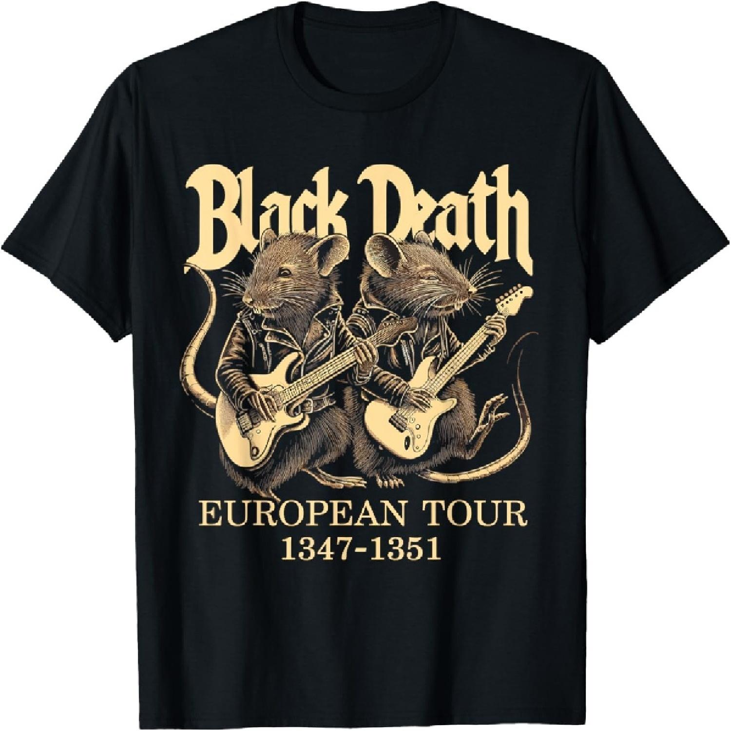 Чёрная Смерть Европейский Тур, Рен Фэйр Средневековая История Готическая Футболка XXXXXL разноцветный