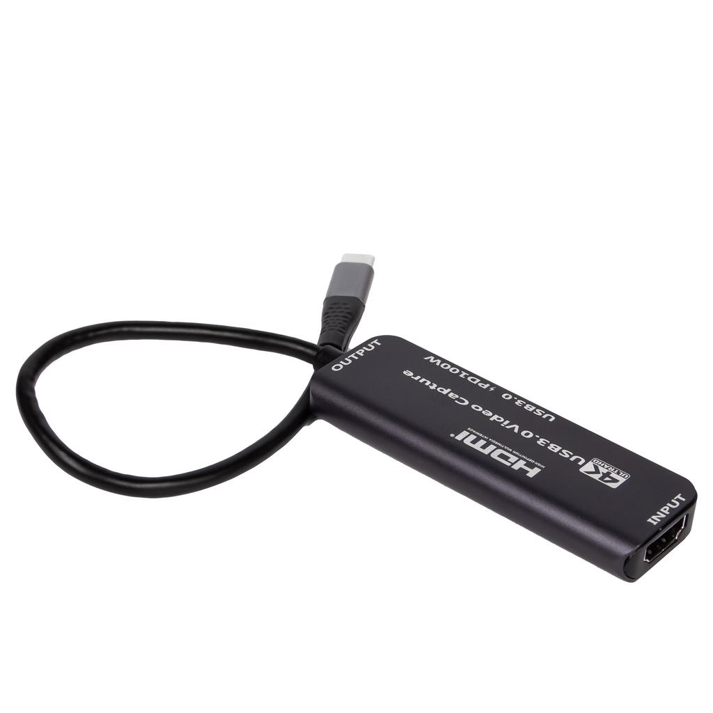 Hardrock Bestseller XC1-2 USB-C 1080p Capture Card Supporting PD 100W Charging USB 30 Data Transfer for Windows Compatibility