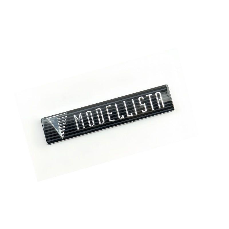 1Pcs MODELLISTA Emblem Logo Rear Trunk Front Grill Fender Side Badge Sticker Styling Accessories
