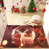 Cross-border Cartoon Christmas Decorative Carpets Christmas Holiday Printed Door Mats Water-absorbing Non-slip Door Mats