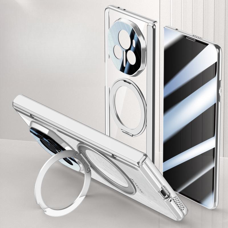 Suitable for Honor Magic V3 Mobile Phone Case Film Integrated Anti-fall Rotating Bracket Full-inclusive Hinge Spring Creative Shell