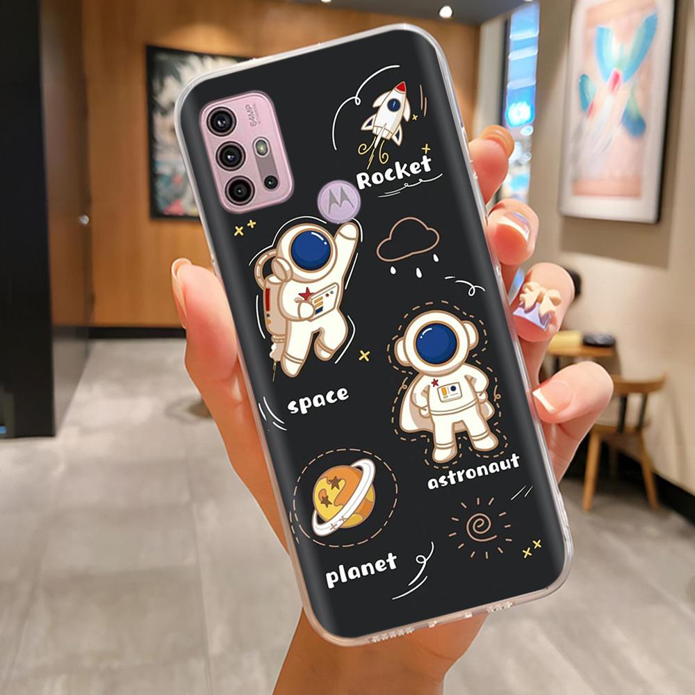For Motorola Moto G10 G20 G30 Phone Case Cute Cartoon Painted Back Cover Soft Silicone Bumper For Moto G10 G20 G30 G60 G60s Capa
