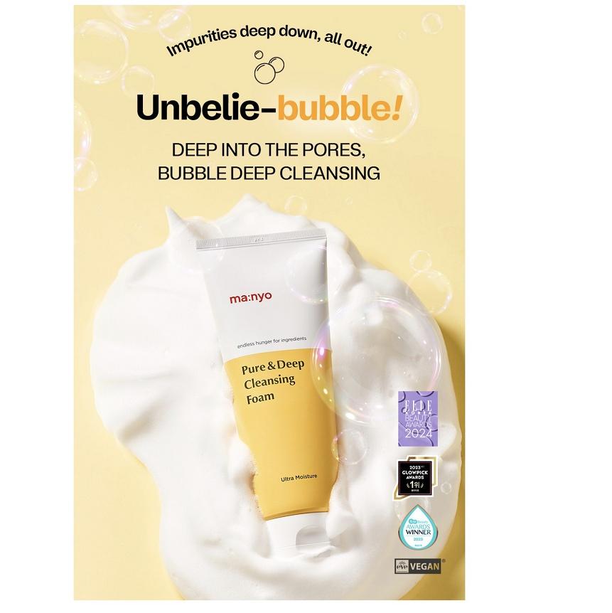 ma:nyo Pure & Deep Cleansing Foam 200ml (Ultra Moisture)