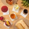 100 Pack Cocktail Napkins, Disposable Beverage/Bar Napkins, 2-Ply Square Napkins for Everyday Use, Party or Wedding Birthday