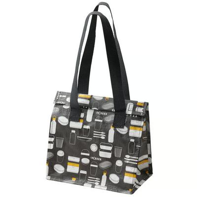 IKEA FLADRIG Lunch Bag Patterned Grey 104.972.26