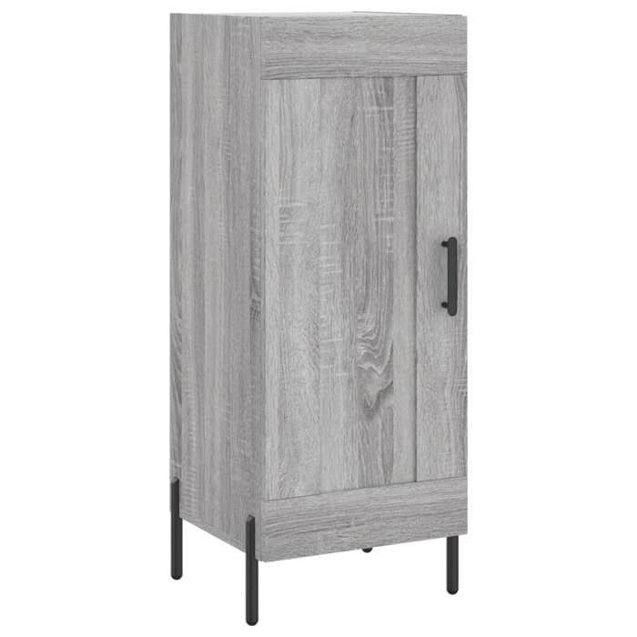 VidaXL Buffet Sonoma Grey 34.5x34x90 Cm Engineered Wood 830458