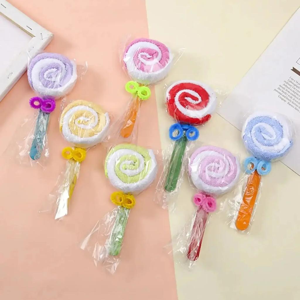 1/3/5pcs - Creative Gift Valentine's Day Cake, Towel, Lollipop, Wedding Gift, Birthday Gift, Wedding Gift-random Color