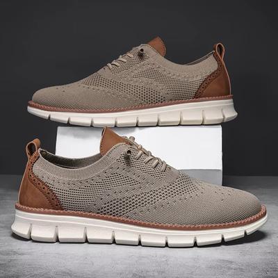 Fashion Men Loafers Breathable Mesh Casual Shoe for Men Comfort Wear-resistant Shock-absorbing Soft Male Flats Tenis Hombres New
