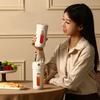 USB Rechargeable Electric Juicer Cup with Detachable Straw Ice Crusher Smoothie Maker Cup  Travel