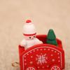 3PCS Wood Christmas Train Decoration Wooden Color Boxes Small Train Ornaments Window Displays Christmas Holiday Party Decor