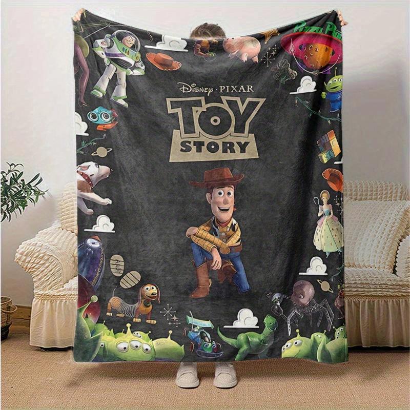 1pc, Cozy Toy Story Home Decor Blanket: Perfect Flannel Throw for Bedroom, Living Room, Travel, Camping, Car