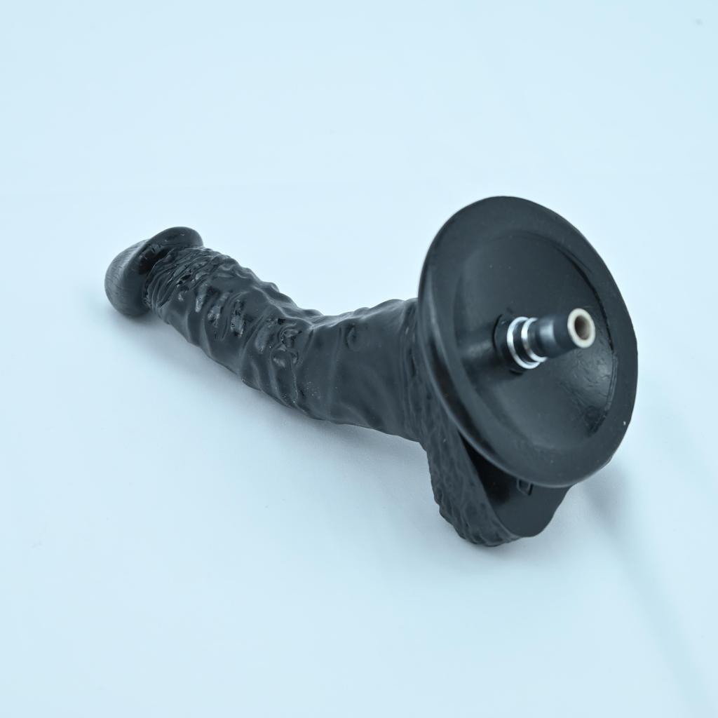 Sex Machine Attachment ROUGH BEAST 7.48" Black/Flesh Dildo for Sex Machine Vac-u-lock Love Machine Attachment Anal Plug Adult Sex Toys