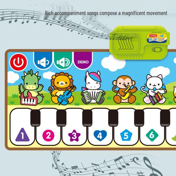 Aozheng Electronic Foot Pedal Piano: Children's Educational Music Blanket with Multiple Instrument Modes