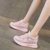 Athletic High on Platform Mesh Breathable Sports Woman Footwear Comfortable and Elegant Urban Sale Pink Sneakers Shoes for Women