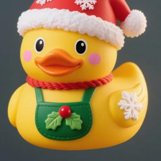 Christmas Duck Ornaments Acrylic Cartoon Ducks Xmas Tree Hanging Decorations for Holiday Party Favors Home Decor