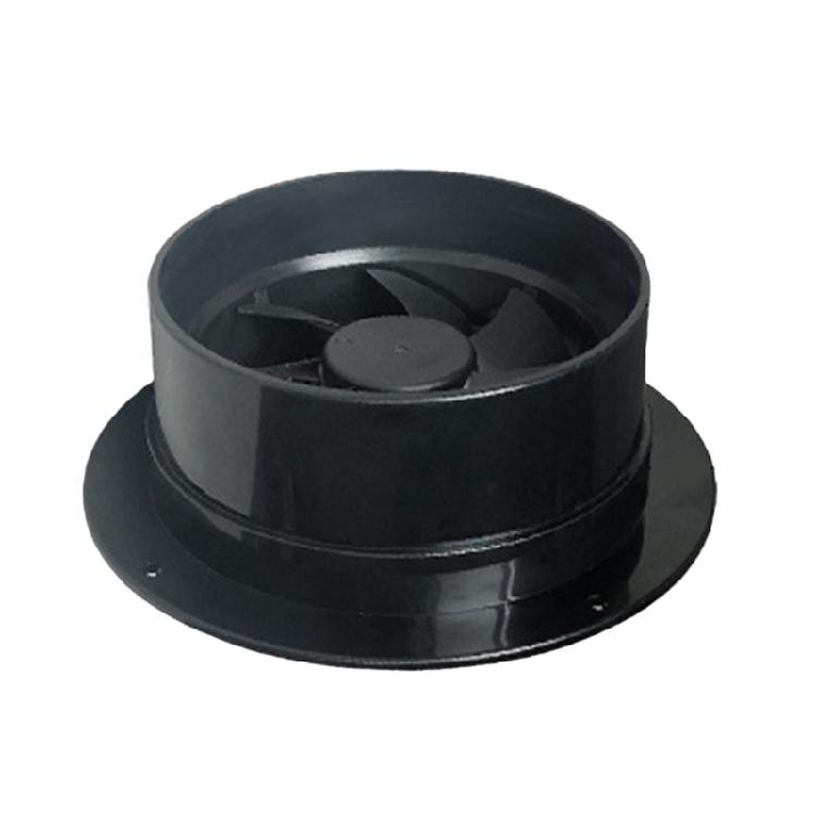 Practical 12V ABS Plastic Ventilation Fan For Continuous Operation In Bathrooms Kitchens 5.5x2.1mm Female Port