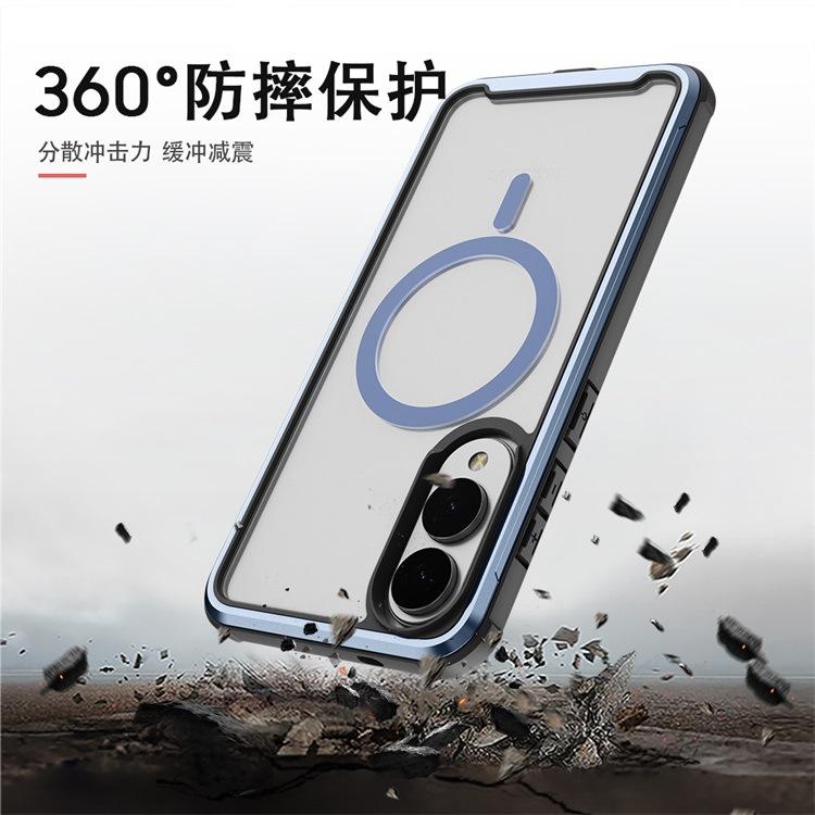 Samsung S11edge Magnetic Mobile Phone Case Aluminum Alloy Suitable for S11ultra Transparent Anti-drop S11 Protective Case