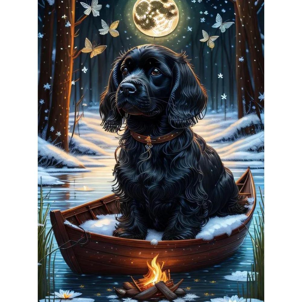 Pictura cu diamant Drill complet drăguț pisică albă pătrat rotund pictură cu diamant peisaj cu flori realizate manual Diy pictură cu mozaic cu diamante decorarea casei