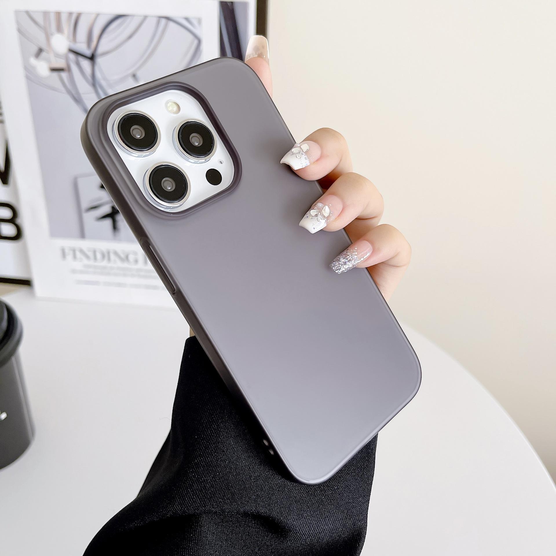 

Подходит для чехла Apple 16, матовый, как ледяной туман, для iPhone15promax, не желтеющий 14 Магнитный защитный чехол Apple 16