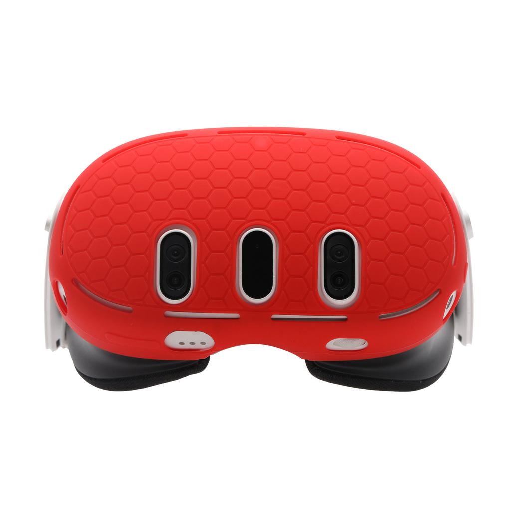 Silicone Protective Cover for Meta Quest 3 VR Headset Protection with Two Side Protective Shell